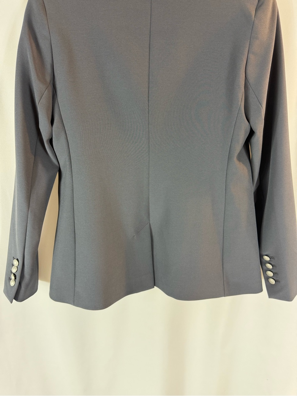 Express Women's Double-Breasted Blazer in Gray with Decorative Buttons size: S - Picture 12 of 14